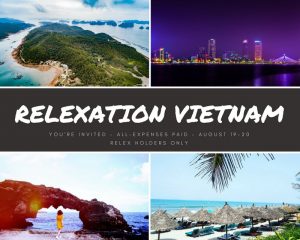 Relex trả tất cả chi phí cho chuyến đi đến Việt Nam