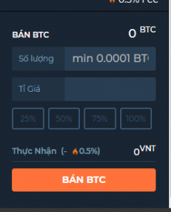 Bán BTC giá tốt nhất Việt Nam