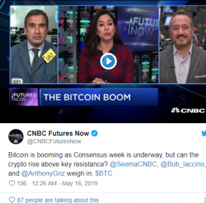 CNBC nhận định Bitcoin giảm xuống $ 6,000