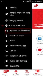 Nâng hạn mức chuyển tiền Techcombank