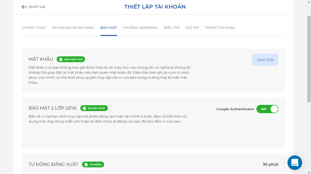 Bảo mật 2 lớp, 2FA, GoogleAuthencator với sàn Fiahub
