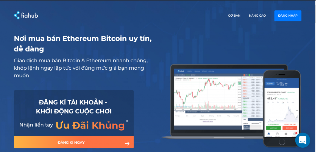 Fiahub mua bán Ethereum Bitcoin uy tín dễ dàng