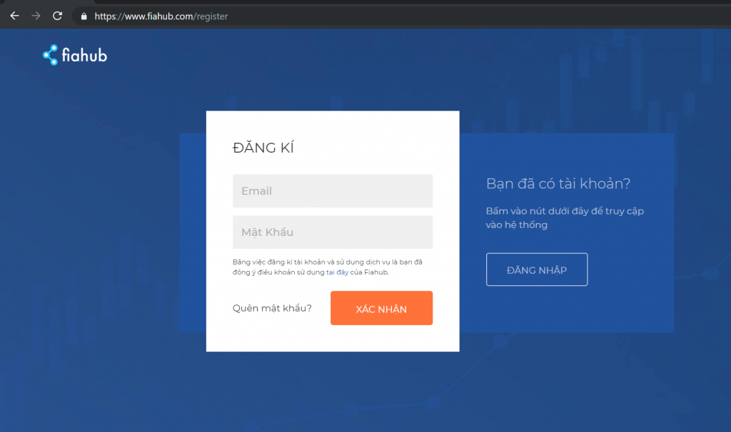 Hướng dẫn đăng ký tài khoản sàn Fiahub