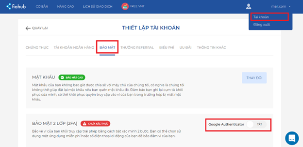 Google Authenticator, 2FA, bảo mật 2 lớp nâng cao