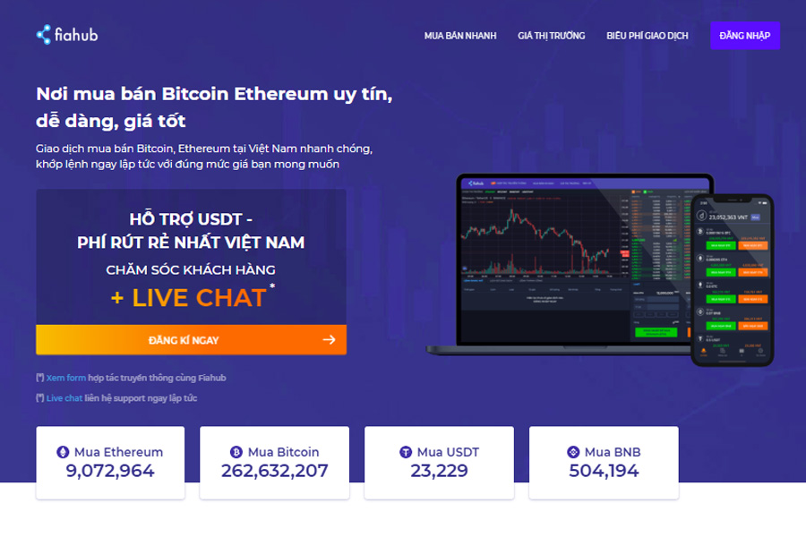 Fiahub - sàn giao dịch uy tín