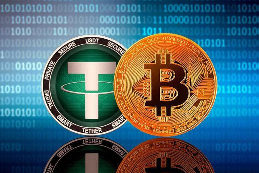 Năm 2020, Tether USDT phát triển hơn Bitcoin rất nhiều