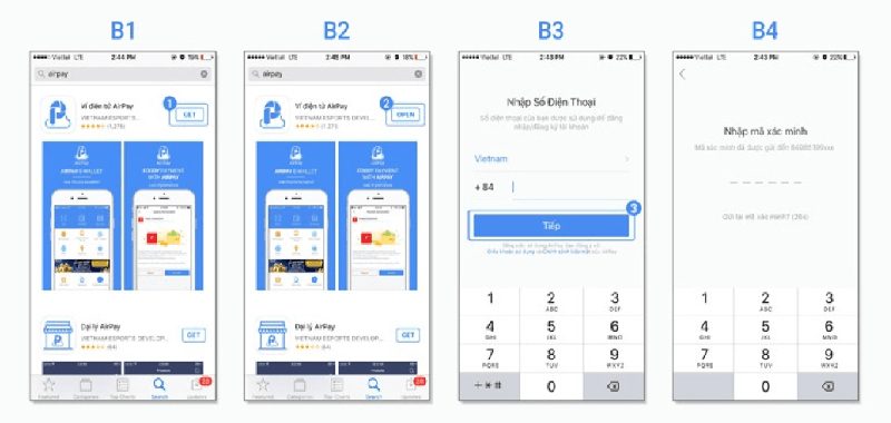 Cài đặt Airpay 