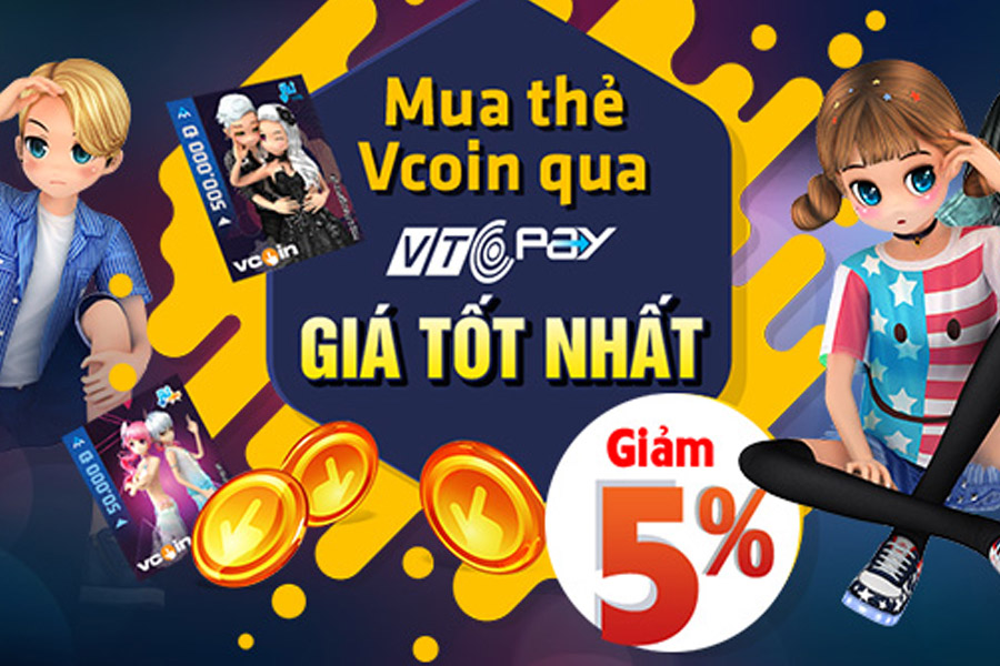 Mua thẻ game qua VTC được chiết khấu cao