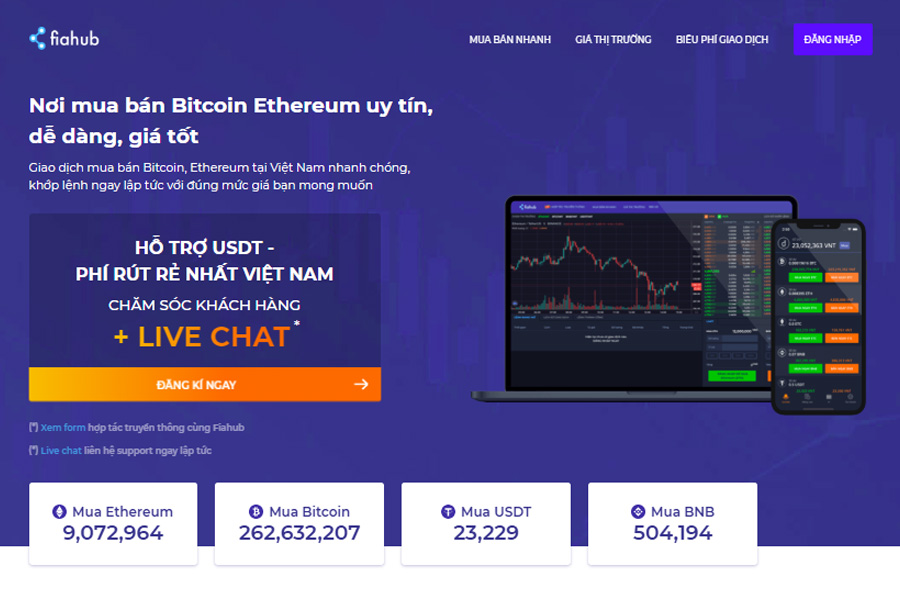 Fiahub - sàn giao dịch tốt nhất Việt Nam