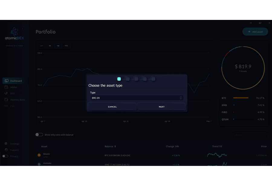 AtomicDEX của Komodo hỗ trợ danh sách tức thì cho mã thông báo ERC-20 và QRC-20, cung cấp nền tảng IDO trên thực tế cho các dự án tiền điện tử mới.