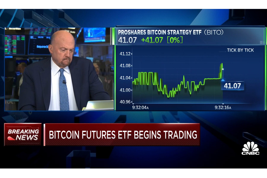 tin tức về quỹ ETF Bitcoin tại Mỹ trên đài CNBC