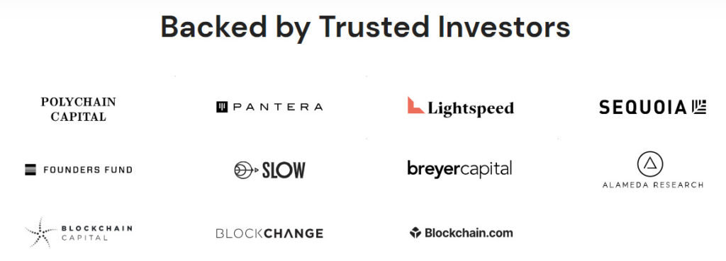 Một số nhà đầu tư của Parallel Finance.