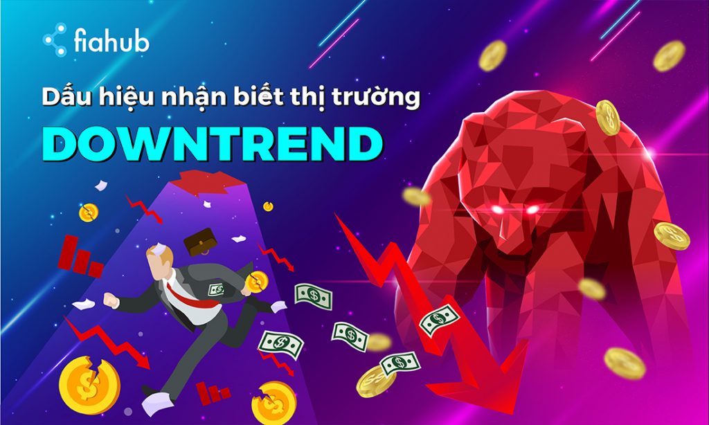 downtrend, thị trường downtrend, trendline
