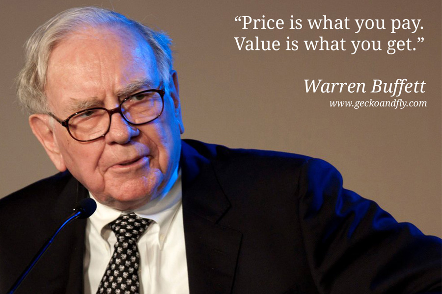 warren buffett và nhận xét về đầu tư giá trị