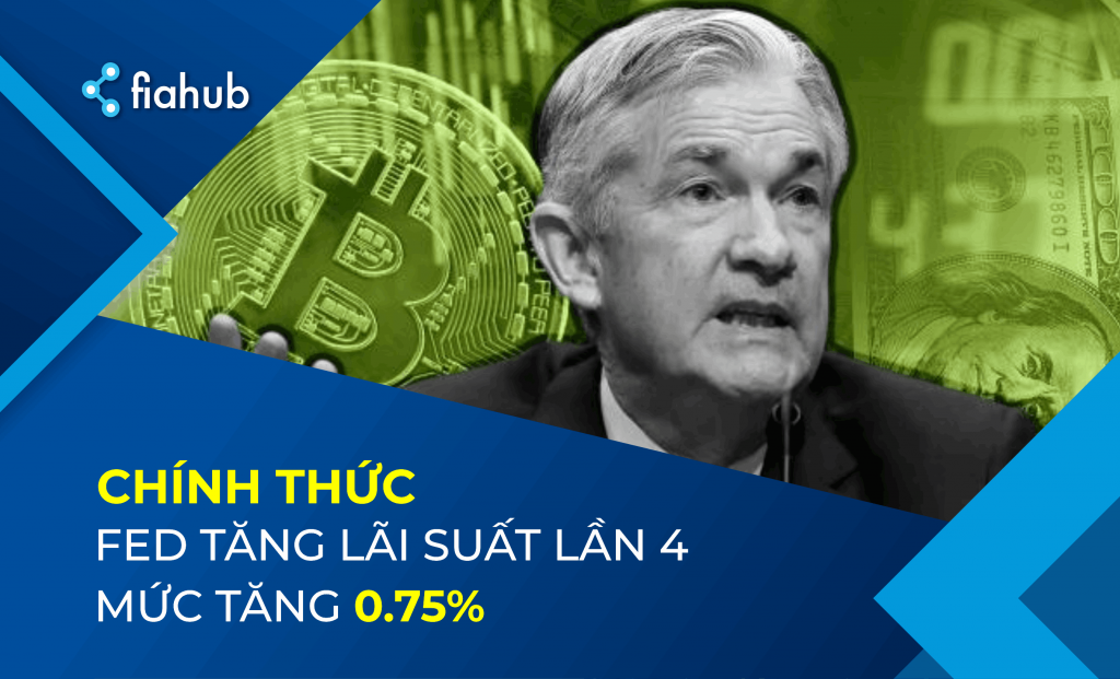 FED tăng lãi suất lần 4 thêm 75 điểm cơ bản; giá Bitcoin tăng 3% FED tăng lãi suất lần 4 thêm 75 điểm cơ bản; giá Bitcoin tăng 3%
