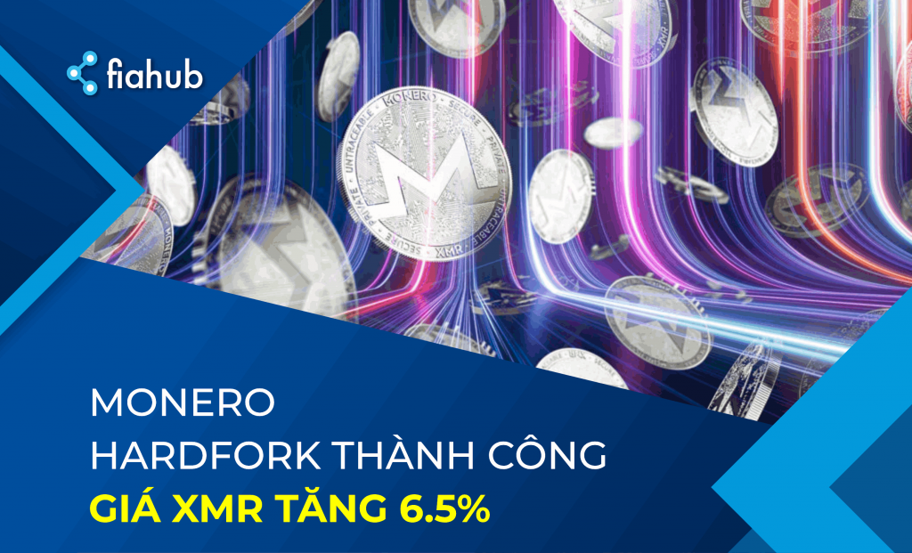 Giá XMR của Monero đã tăng 6.5% sau khi hardfork thành công Giá XMR của Monero đã tăng 6.5% sau khi hardfork thành công
