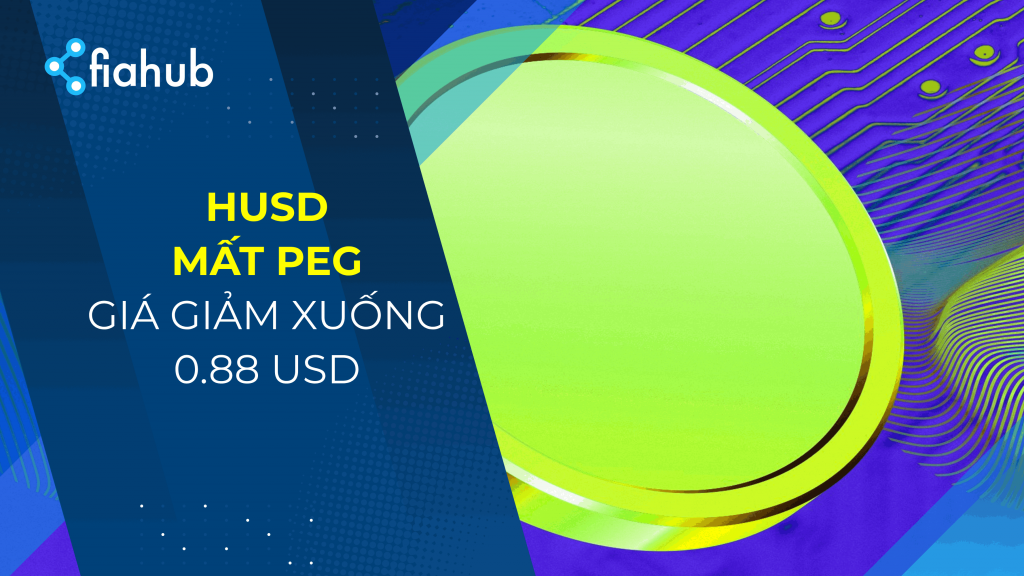 HUSD stablecoin mất peg với đồng đô la Mỹ, giá giảm xuống còn 0.9 USD HUSD stablecoin mất peg với đồng đô la Mỹ