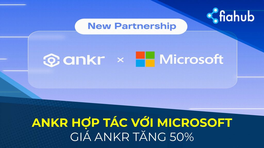 Ankr hợp tác cùng Microsoft thúc đẩy phát triển nền tảng blockchain Ankr hợp tác với Microsoft để cung cấp dịch vụ lưu trữ node cho doanh nghiệp