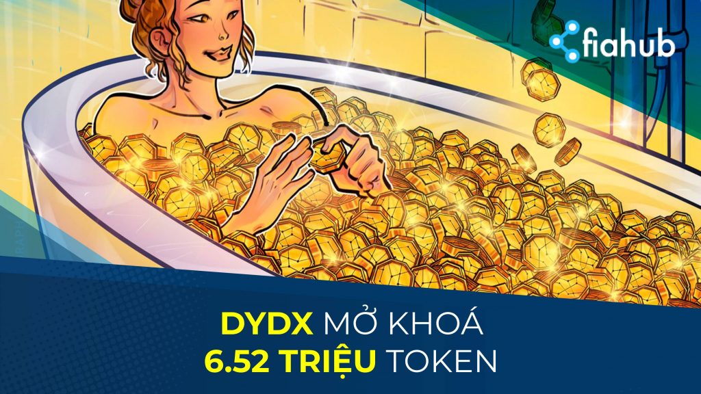 dYdX mở khóa 6.52 triệu token trị giá 14 triệu USD dYdX mở khóa 6.52 triệu token trị giá 14 triệu USD