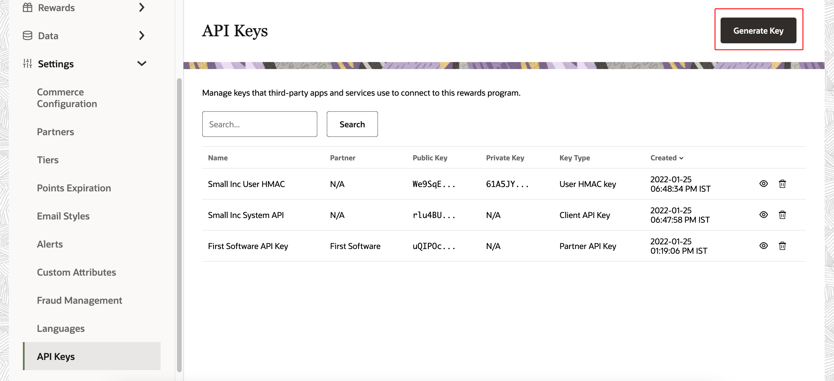 API Key