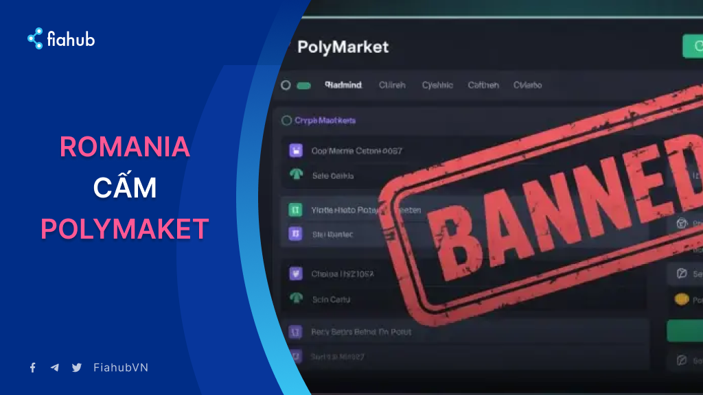 Romania đưa Polymarket vào danh sách đen vì cá cược tiền điện tử bất hợp pháp Romania đưa Polymarket vào danh sách đen vì cá cược tiền điện tử bất hợp pháp