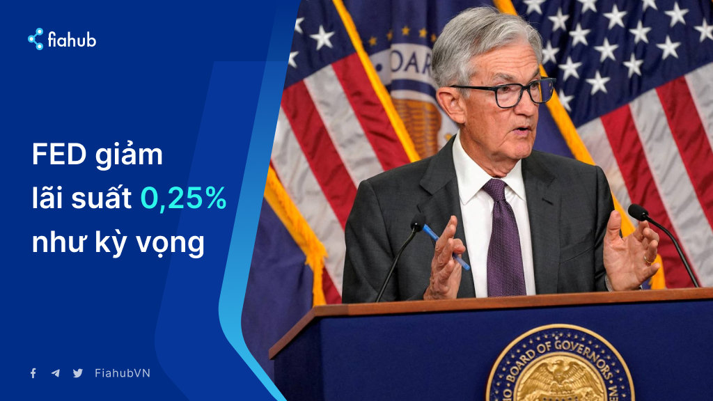 Fed tiếp tục cắt giảm 0,25 điểm phần trăm lãi suất: thị trường crypto chờ tín hiệu tiếp theo Fed tiếp tục cắt giảm 0,25 điểm lãi suất: thị trường crypto chờ tín hiệu tiếp theo