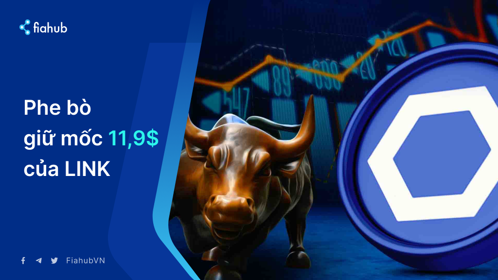 Phe bò nỗ lực bảo vệ hỗ trợ 11,9$ của LINK Phe bò nỗ lực bảo vệ hỗ trợ 11,9$ của LINK