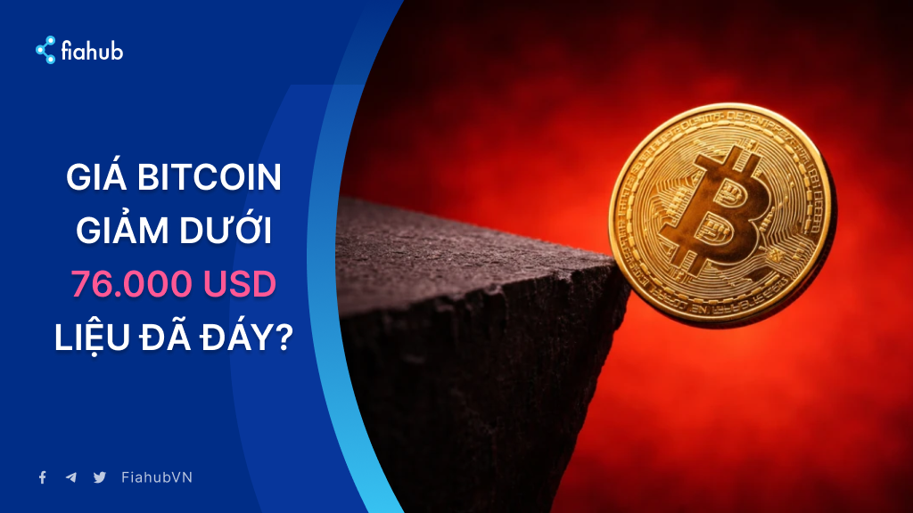 Giá Bitcoin lao dốc dưới 76.000 USD, Strategy chính thức lỗ Giá Bitcoin lao dốc dưới 76.000 USD, Strategy chính thức lỗ