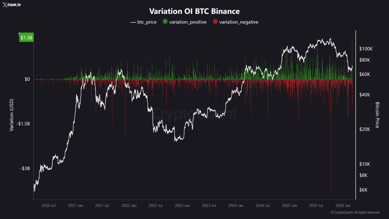 Chỉ báo Bitcoin OI