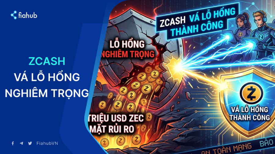 Zcash vá lỗ hổng nghiêm trọng: Hàng triệu USD ZEC từng đối mặt rủi ro Zcash (ZEC), một trong những blockchain tập trung vào quyền riêng tư, vừa phải xử lý một lỗ hổng bảo mật nghiêm trọng có thể khiến hàng triệu USD giá trị ZEC đối mặt với nguy cơ bị hack.