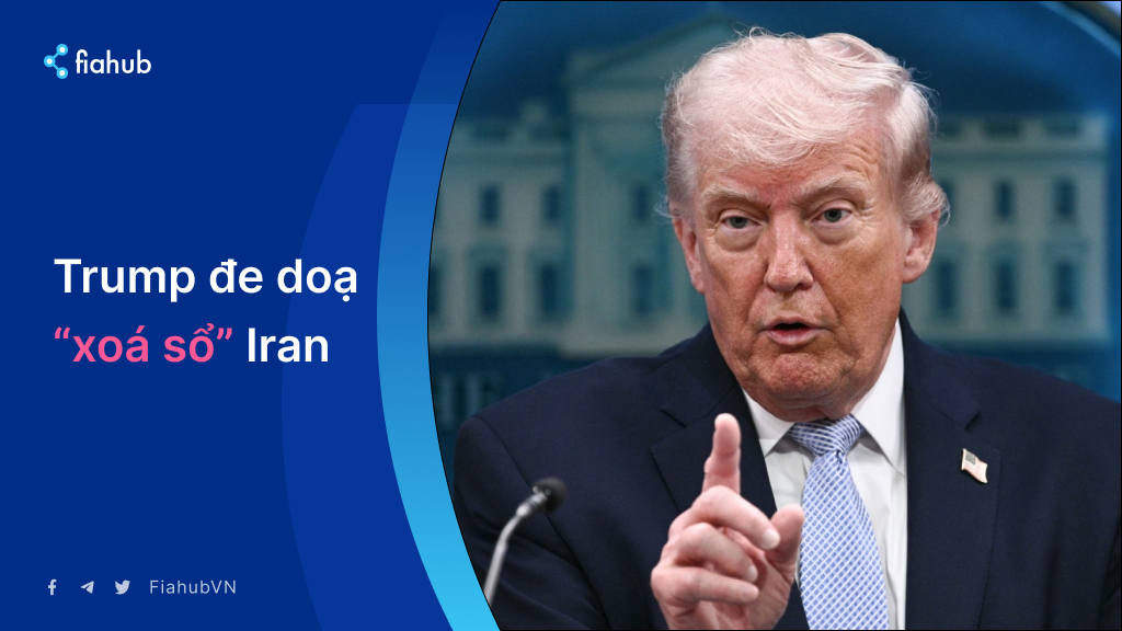 Lời đe doạ Iran “kết thúc cả một nền văn minh” của Trump khiến tiền điện tử lao dốc